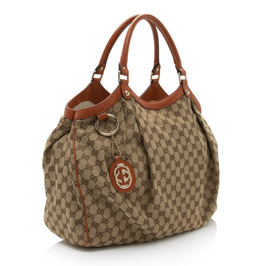 Gucci GG Canvas Sukey Large Tote (SHF-mEkg0y)
