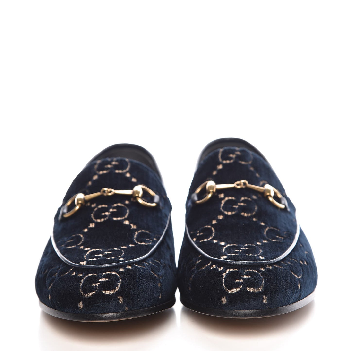 Gucci Velvet GG Jordaan Loafers