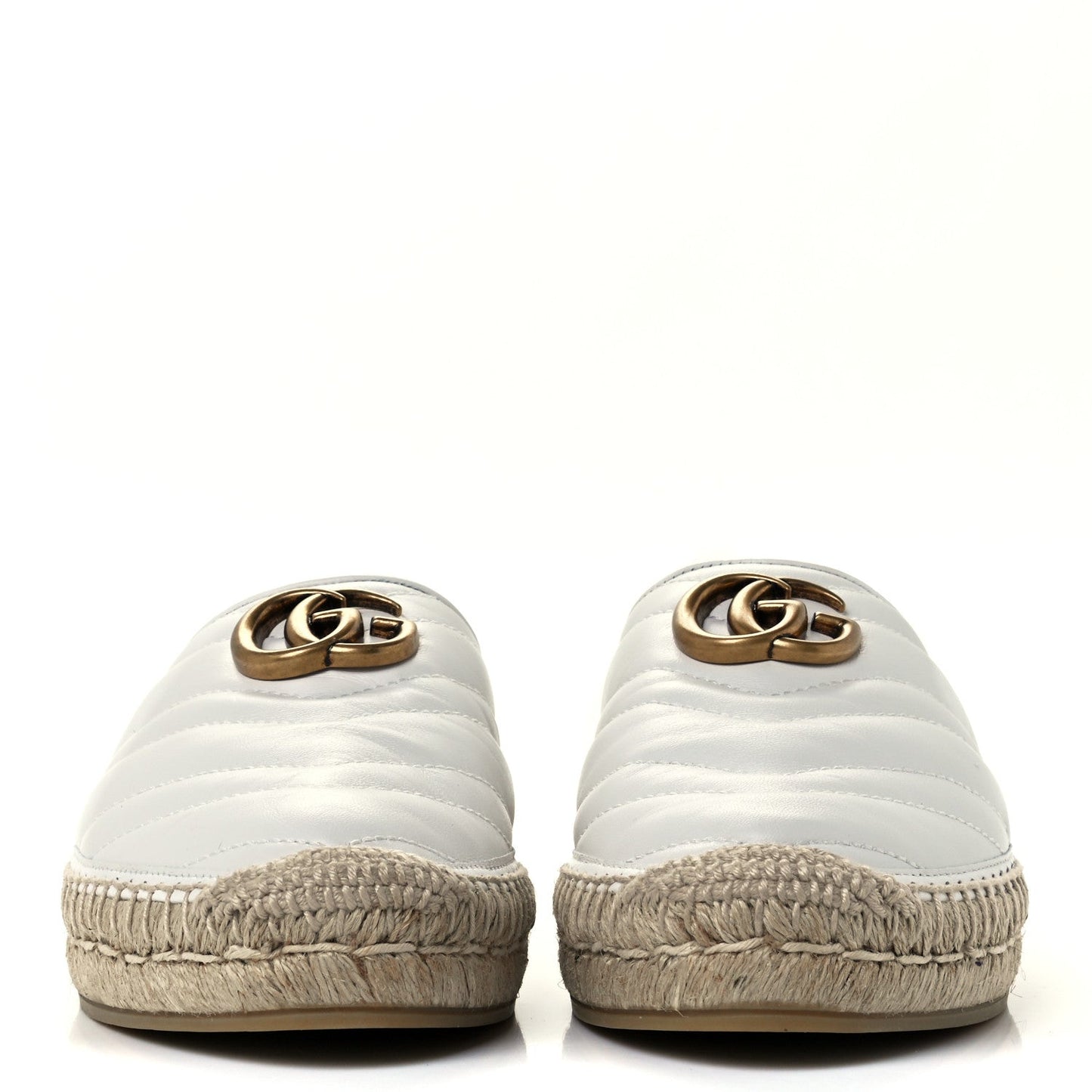 GUCCI Nappa Matelasse GG Marmont Espadrille