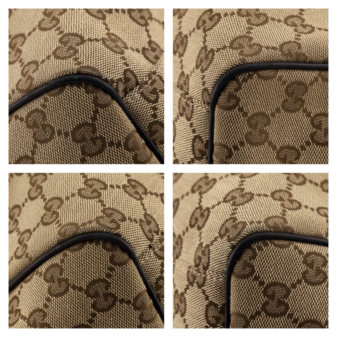 Gucci Beige GG Monogram Canvas Shoulder Bag