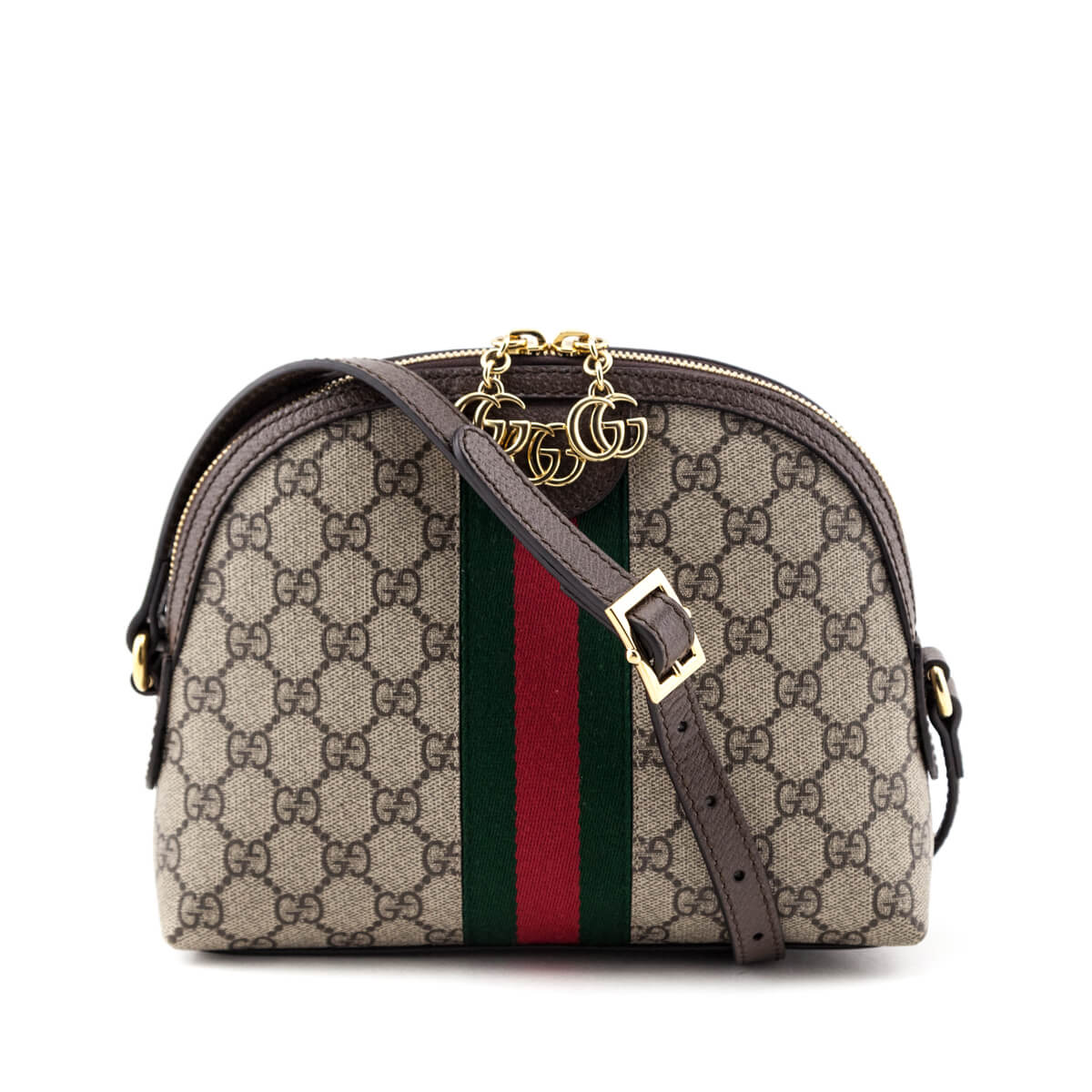 Gucci Beige GG Supreme Small Ophidia GG Shoulder Bag