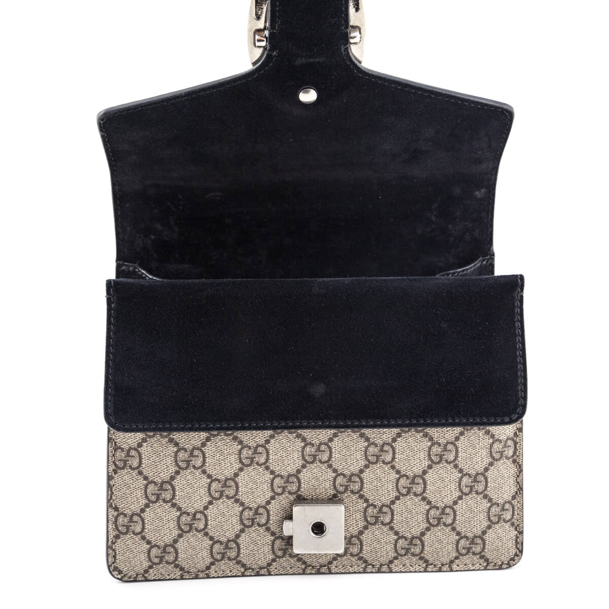 Gucci GG Supreme Monogram Black Mini Dionysus Shoulder Bag