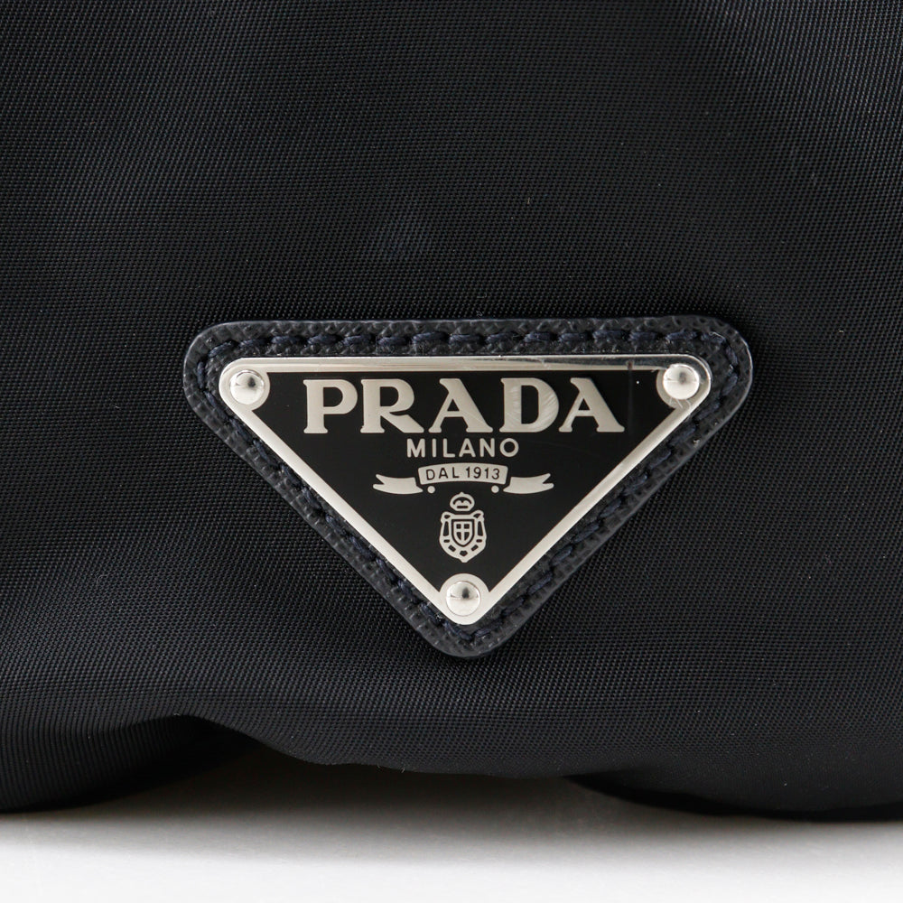 PRADA Backpack 2VZ135 Nylon black unisex(Unisex) Used