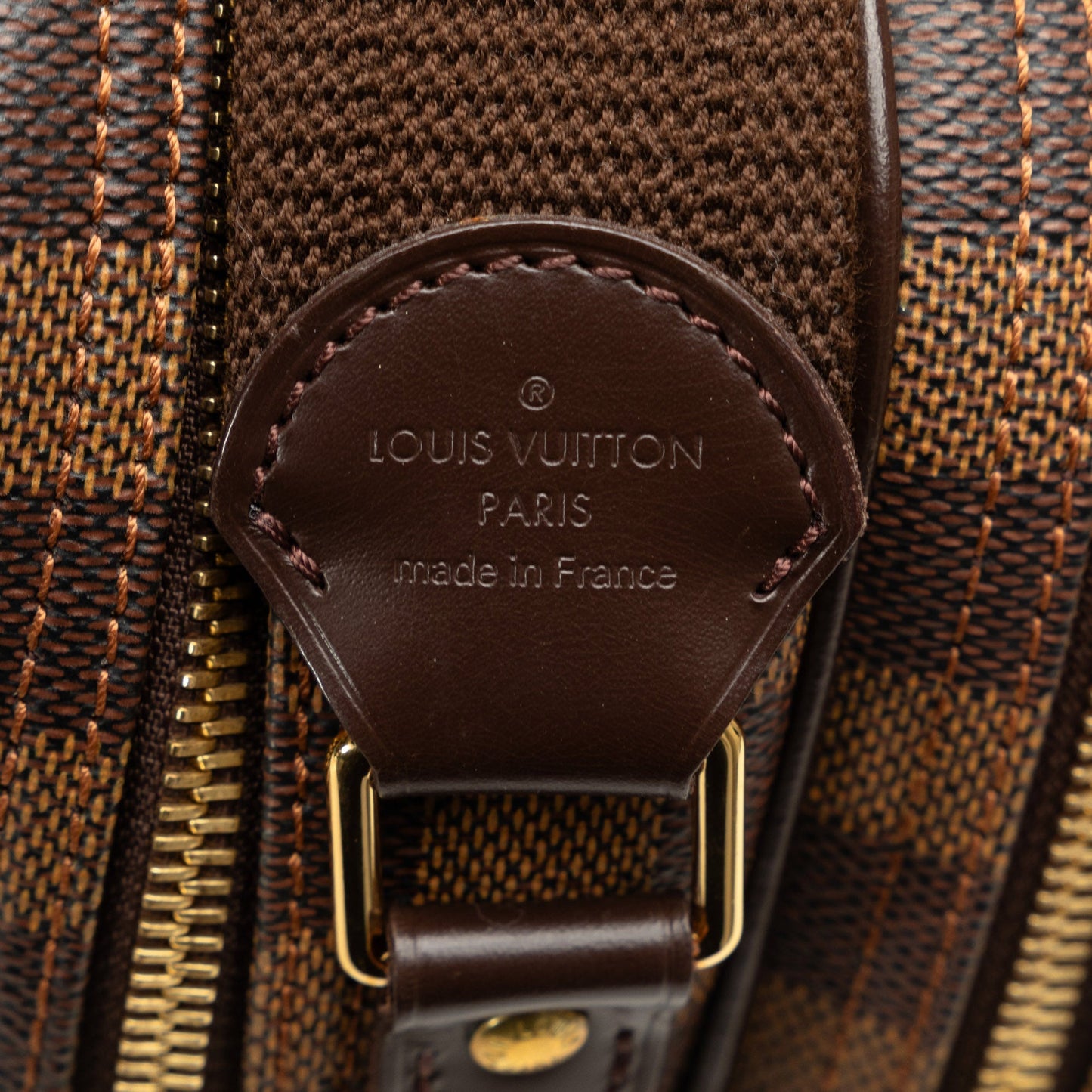 Brown Louis Vuitton Damier Ebene Reporter PM Crossbody Bag