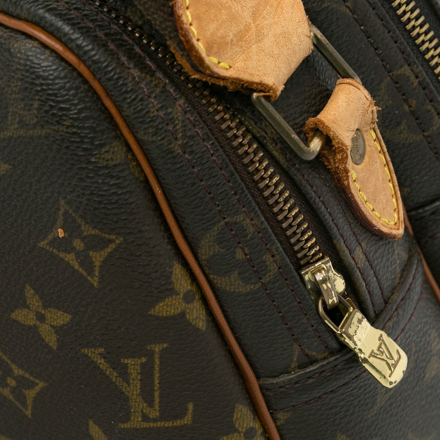 Brown Louis Vuitton Monogram Reporter PM Crossbody Bag