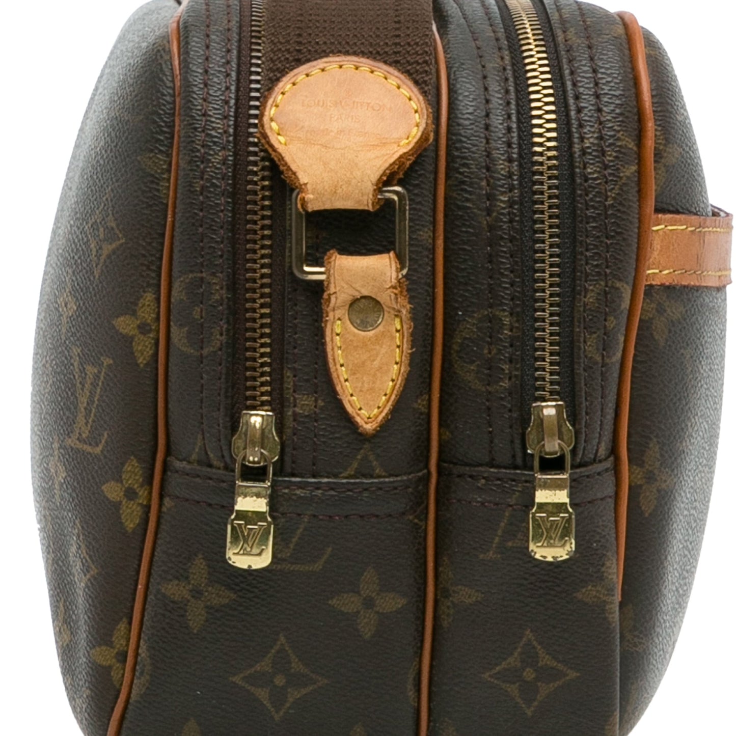 Brown Louis Vuitton Monogram Reporter PM Crossbody Bag