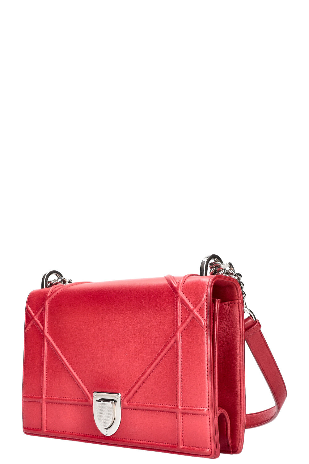 CHRISTIAN DIOR Diorama Medium Crossbody Bag Red