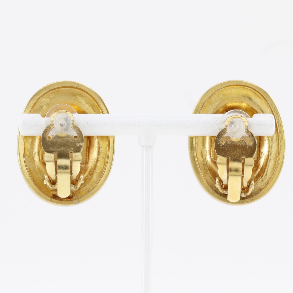 Christian Dior Earring Plated Gold gold vintage Women Used