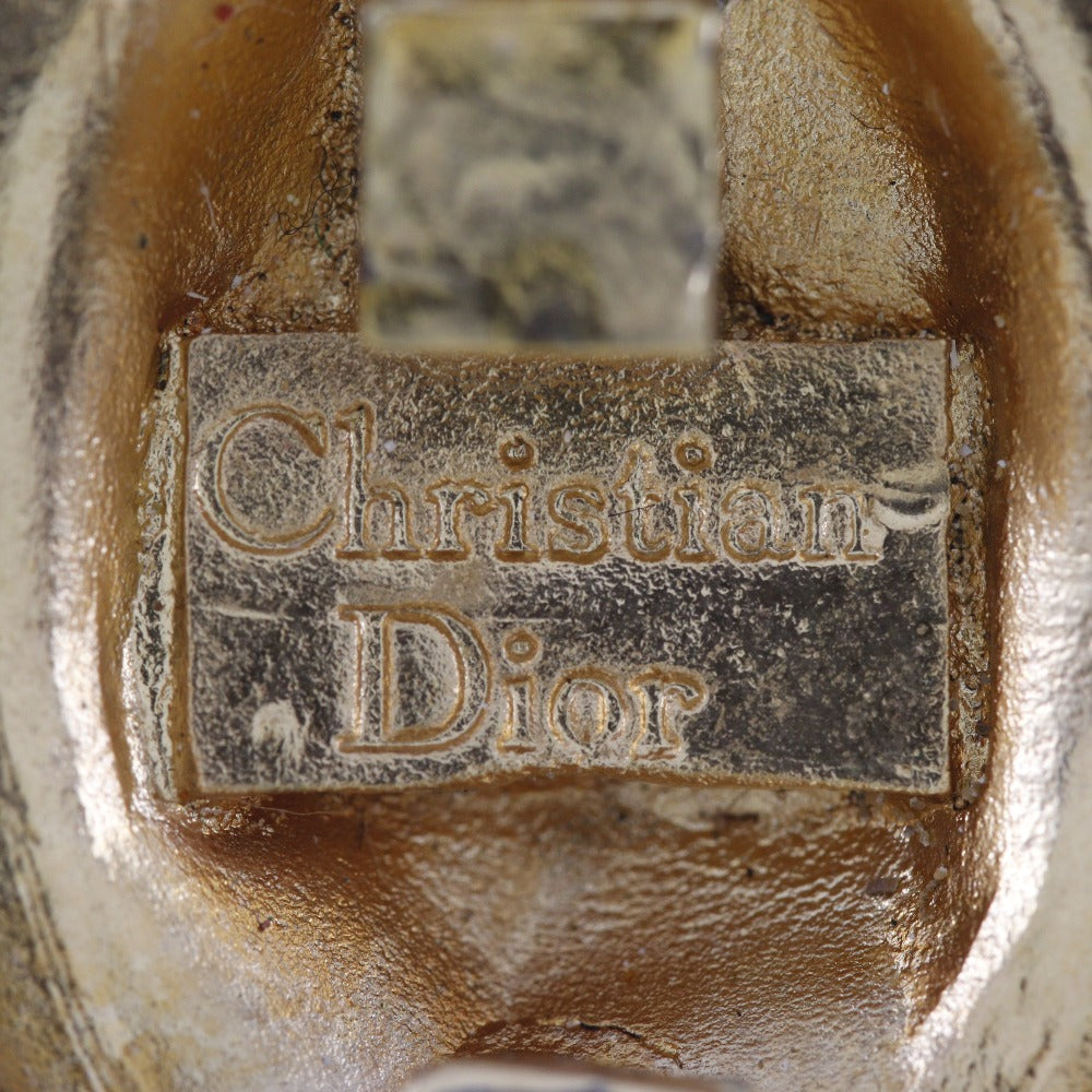 Christian Dior Earring Plated Gold gold vintage Women Used