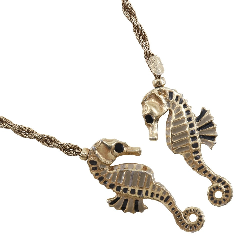 Christian Dior Necklace Plated Gold gold Lariet Women Used
