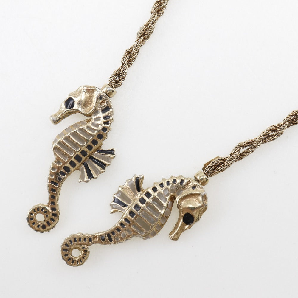 Christian Dior Necklace Plated Gold gold Lariet Women Used