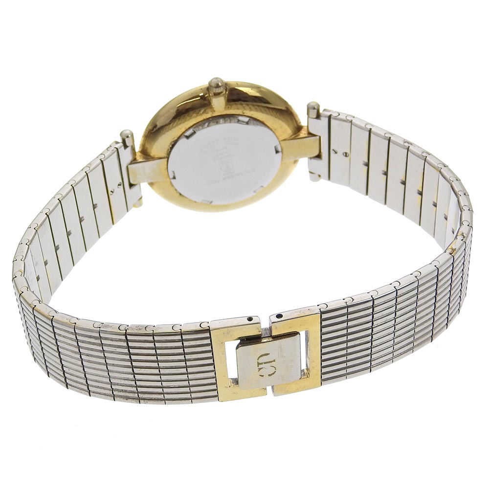 Christian Dior Watches Quartz 4715032 Stainless Steel , Plated Gold white White dial mens Used