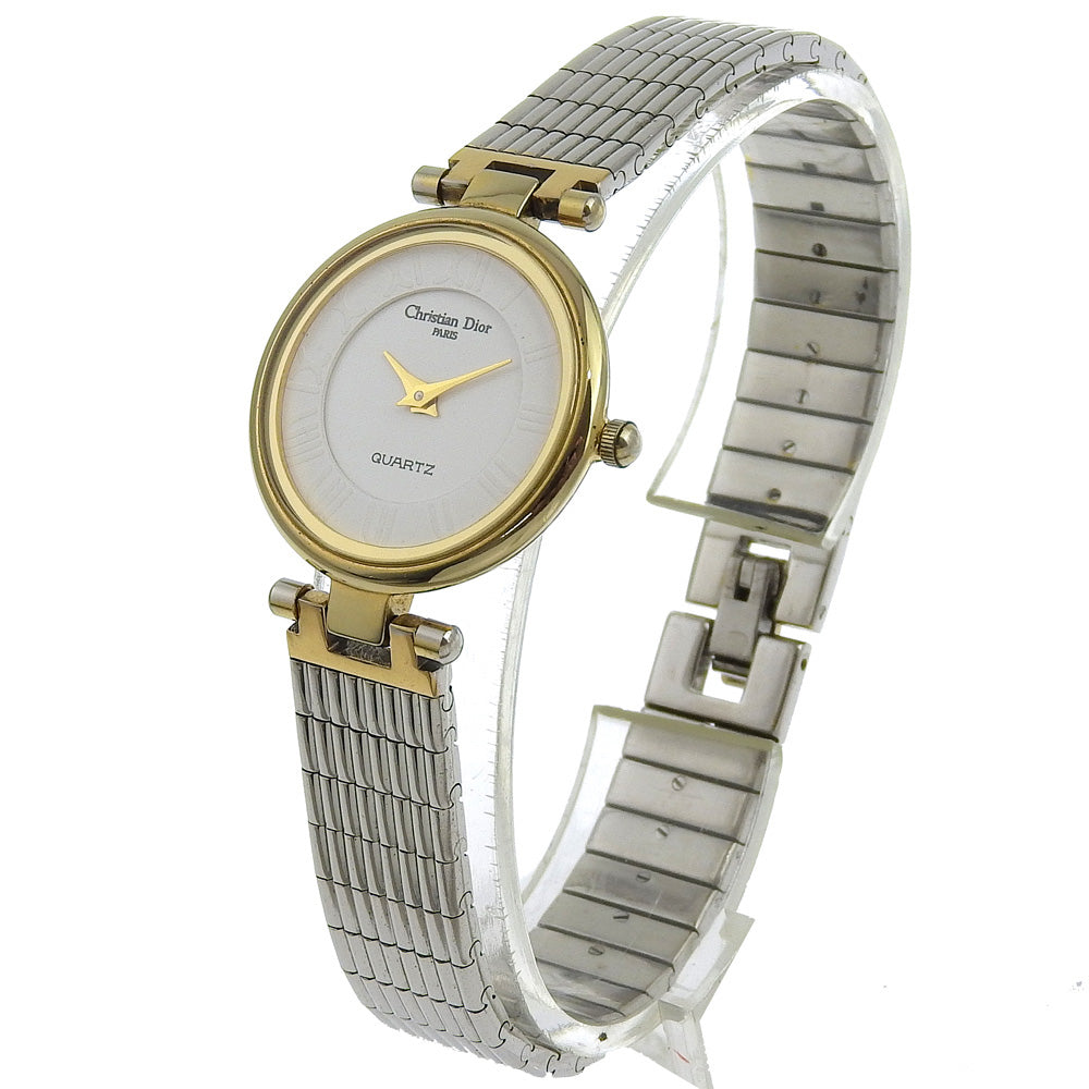 Christian Dior Watches Quartz 4715032 Stainless Steel , Plated Gold white White dial