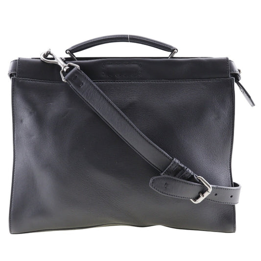 FENDI Business bag Calfskin black 2WAYShoulder Ceria Peekaboo mens Used