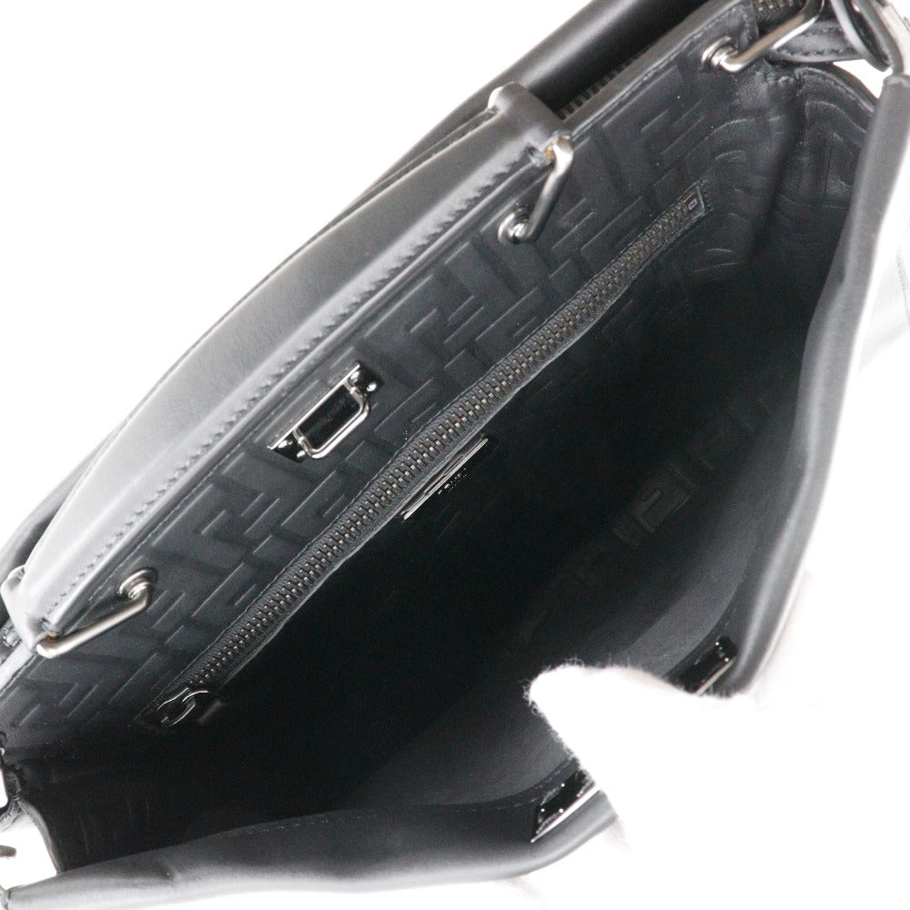 FENDI Business bag Calfskin black 2WAYShoulder Ceria Peekaboo mens Used