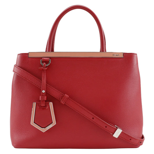 FENDI Handbag 8BH253 Calfskin Red 2WAYShoulder Petite to Jules