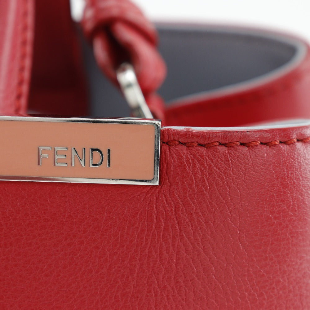 FENDI Handbag 8BH253 Calfskin Red 2WAYShoulder Petite to Jules