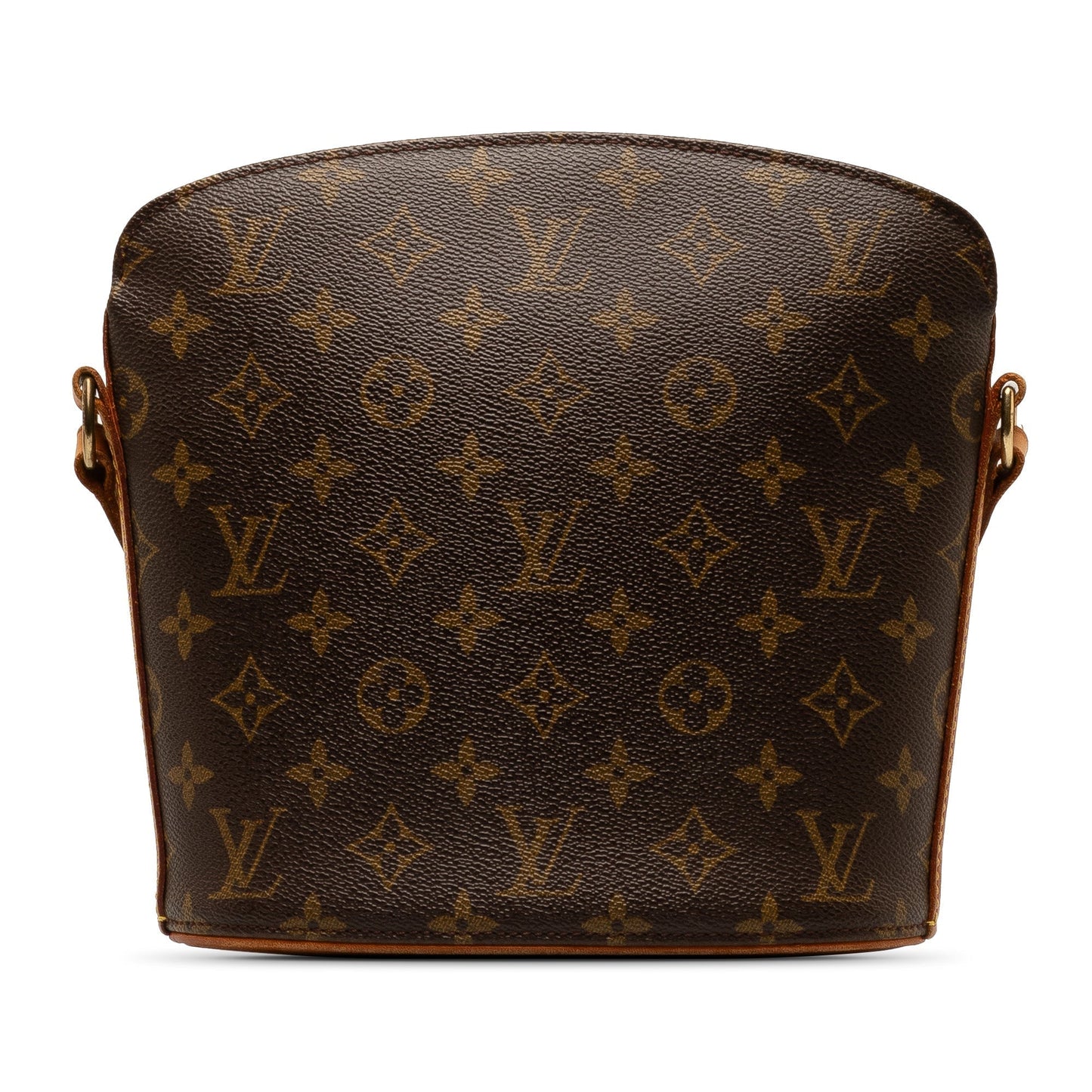 Brown Louis Vuitton Monogram Drouot Crossbody Bag