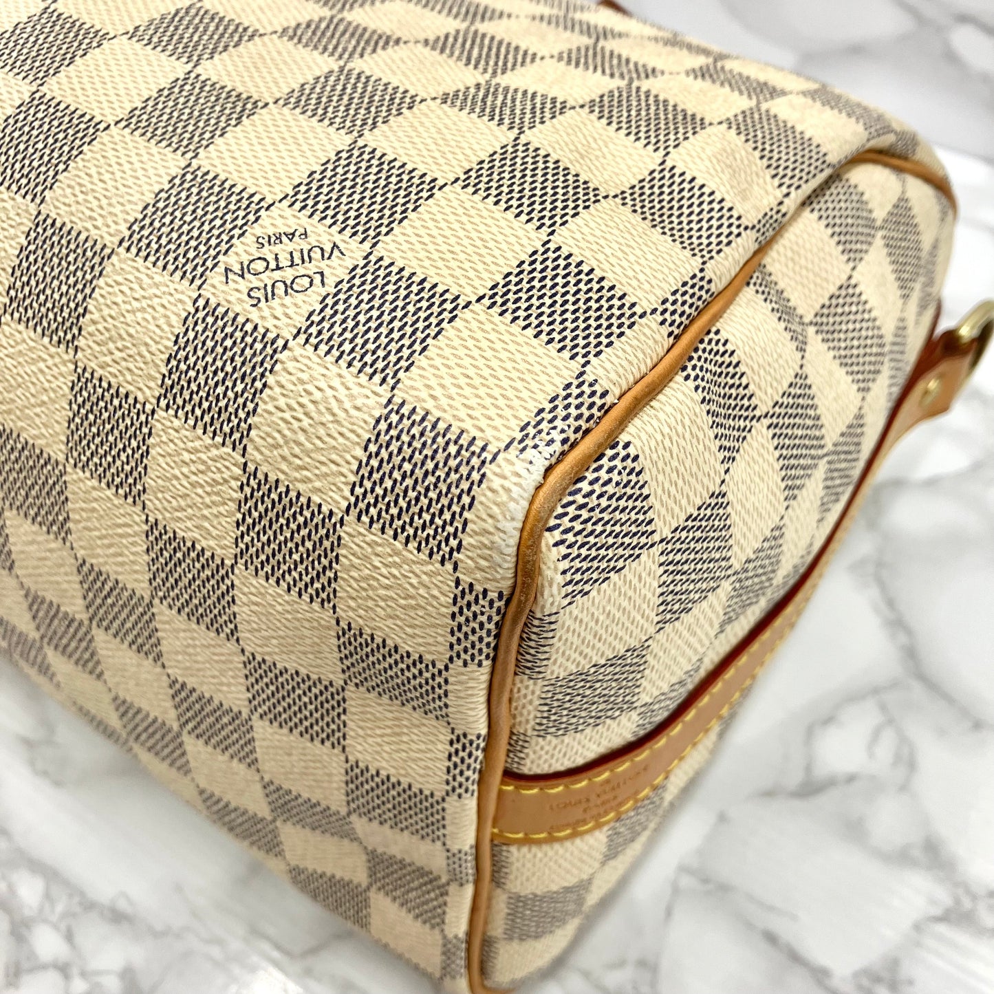 LOUIS VUITTON Azur Speedy 25 Bandouliere