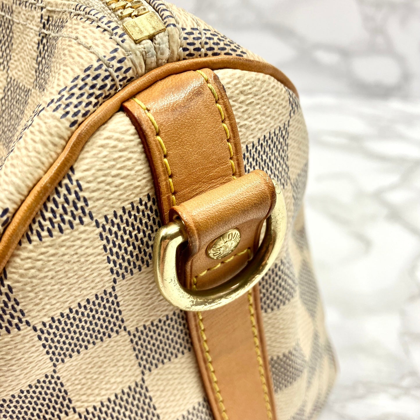 LOUIS VUITTON Azur Speedy 25 Bandouliere