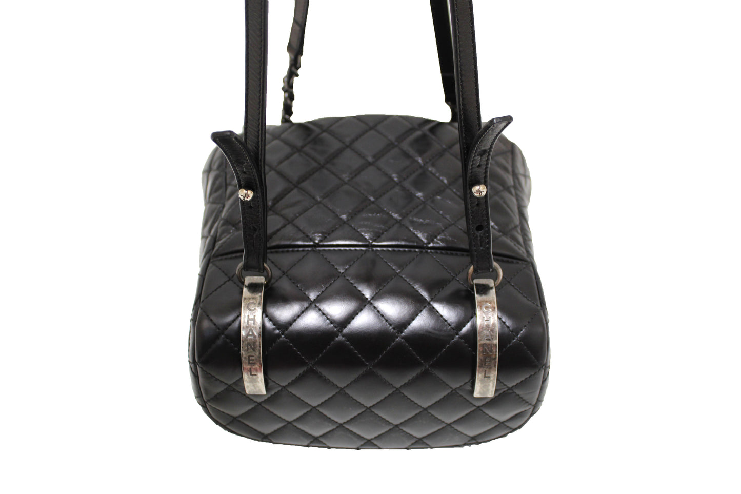 Chanel Black Quilted Calfskin Leather Small Salzburg Mountain Backpack