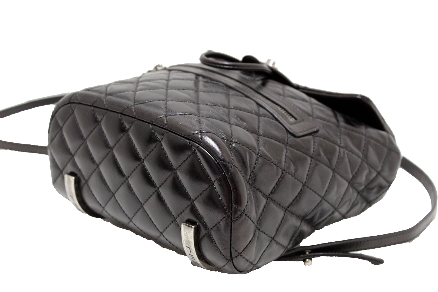 Chanel Black Quilted Calfskin Leather Small Salzburg Mountain Backpack