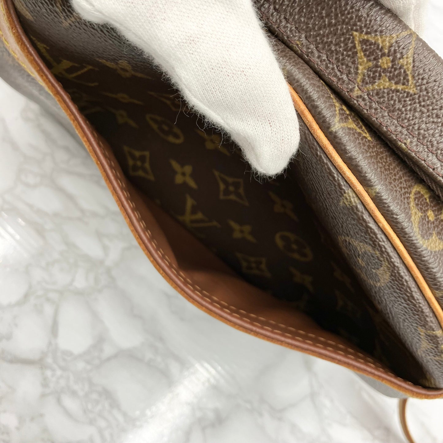 LOUIS VUITTON Monogram brois shoulder bag