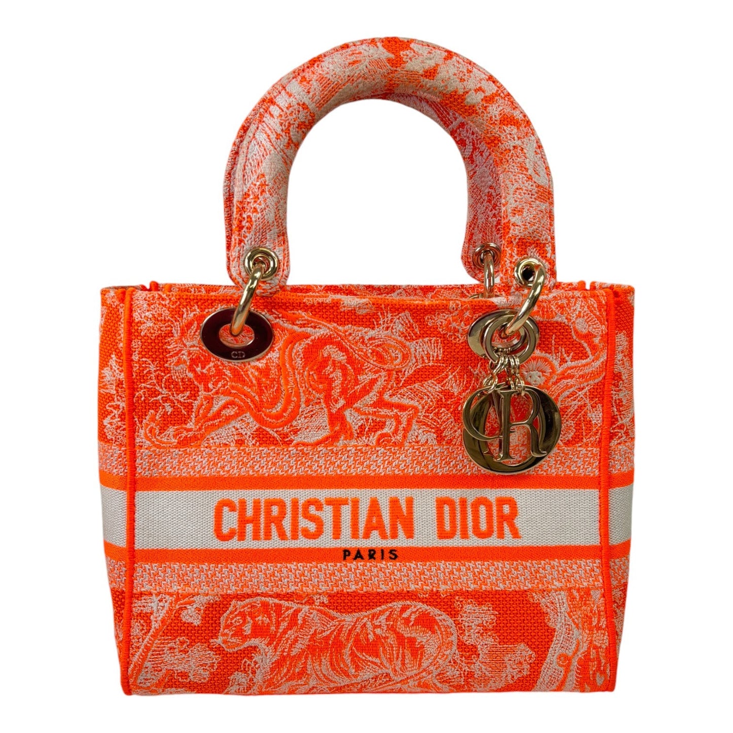 Women's Diorrivieria Lady D-Lite Bag Orange