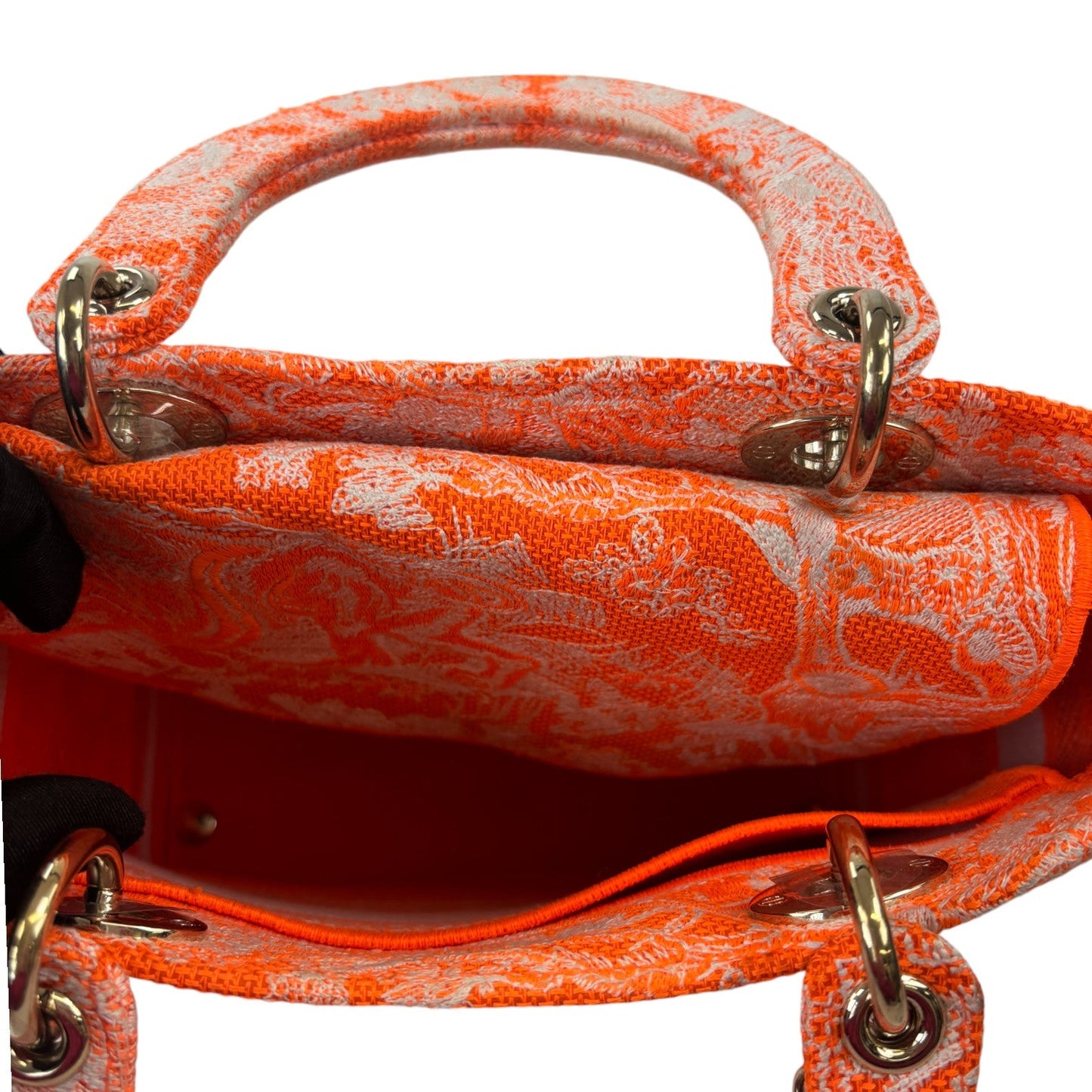 Women's Diorrivieria Lady D-Lite Bag Orange