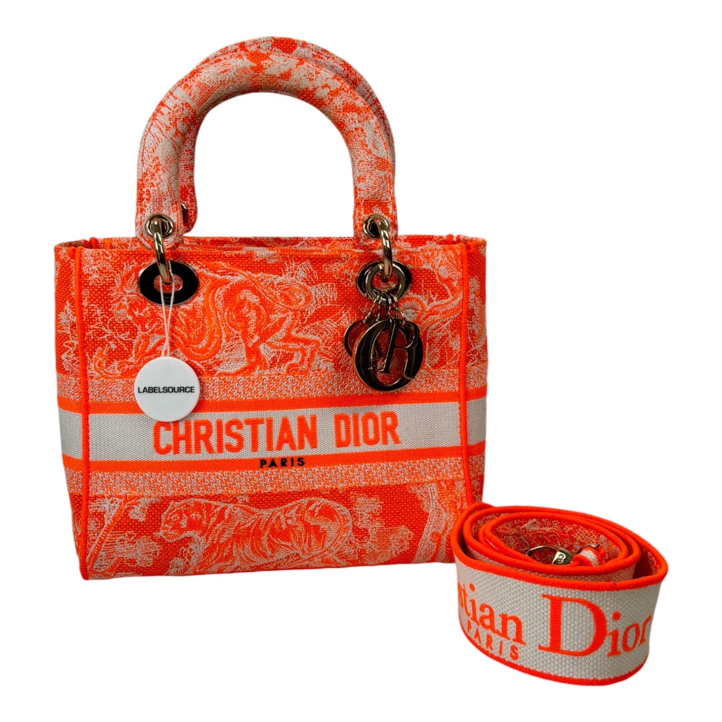 Women's Diorrivieria Lady D-Lite Bag Orange