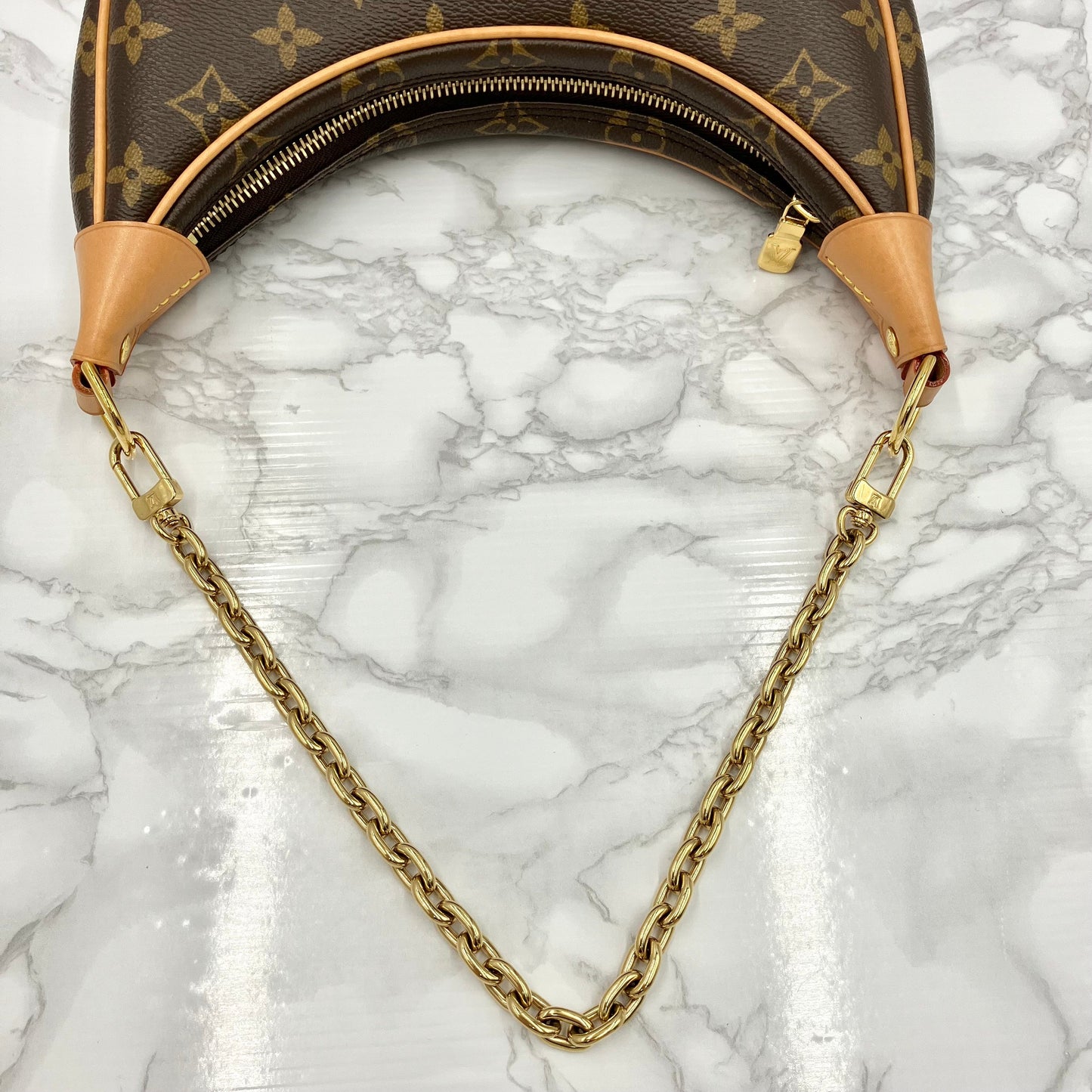 LOUIS VUITTON Monogram Loop Shoulder Bag RFID