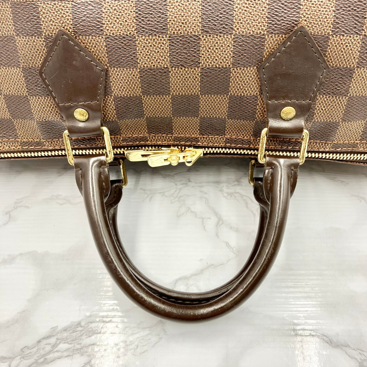 LOUIS VUITTON Damier Speedy 35 Bandouliere