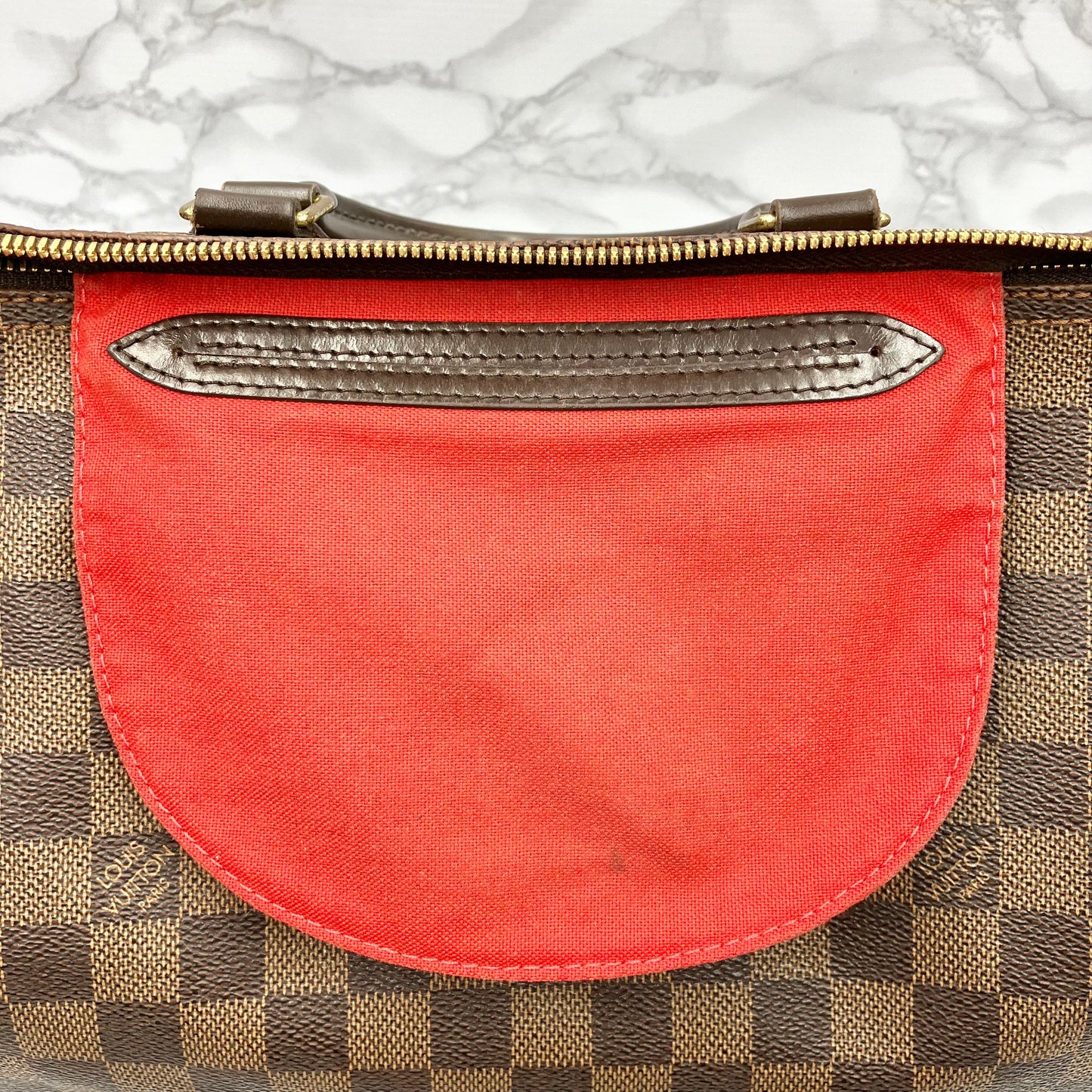 LOUIS VUITTON Damier Speedy 35 Bandouliere
