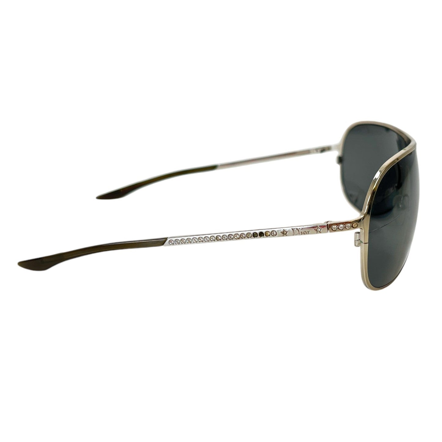 Women's Vintage Rhinestone Sunglasses Silver