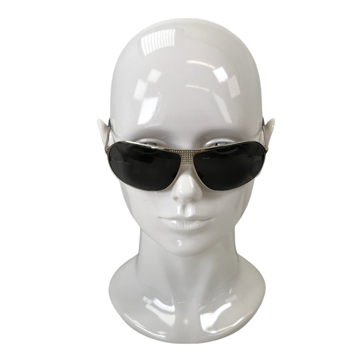 Women's Vintage Rhinestone Sunglasses Silver