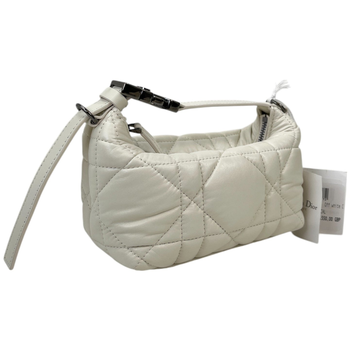 Women's Nomad Pouch Calf Small Handbag White