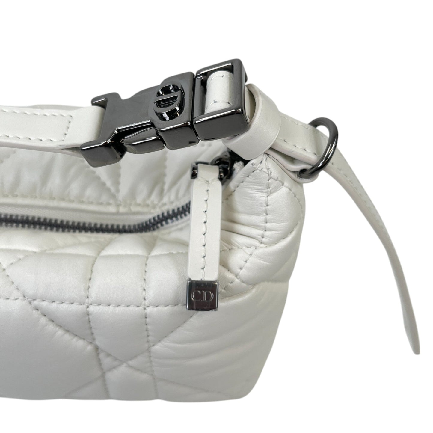 Women's Nomad Pouch Calf Small Handbag White