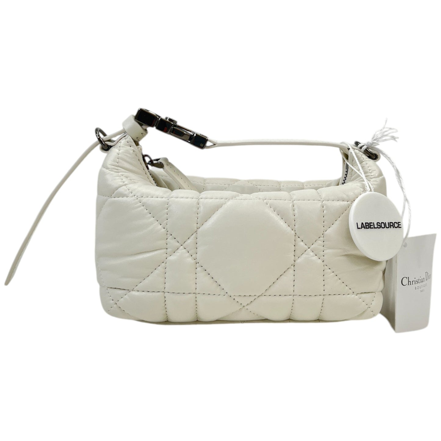 Women's Nomad Pouch Calf Small Handbag White