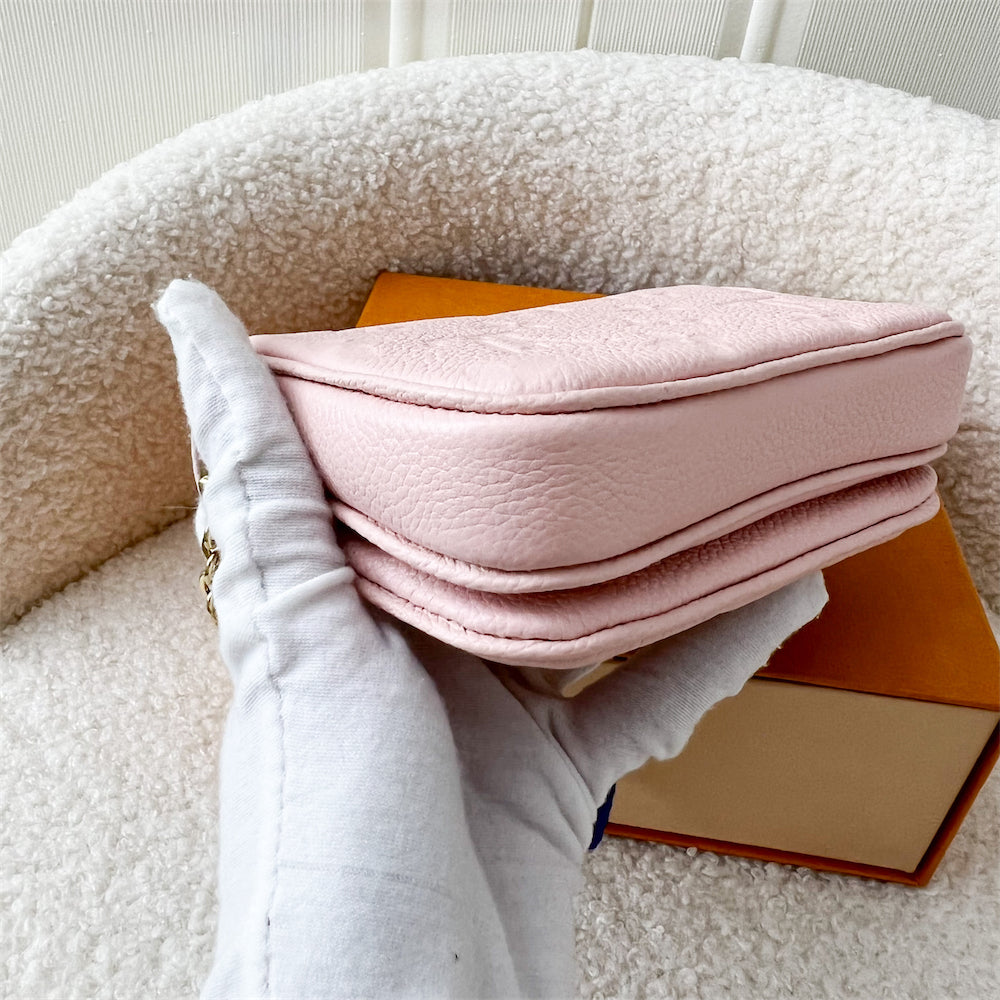 LV Micro Metis in Pink Empreinte Leather and GHW