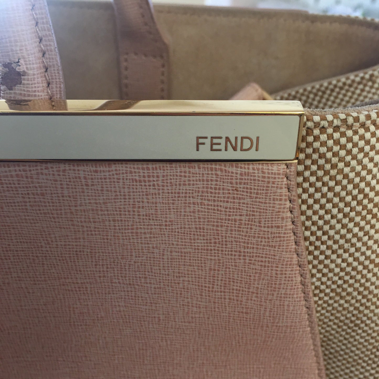 FENDI 2Jours Handbag in Pink Leather