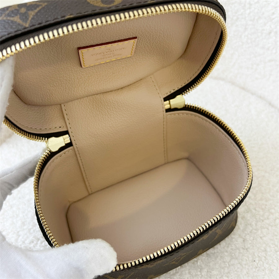 LV Nano Nice in Monogram GHW