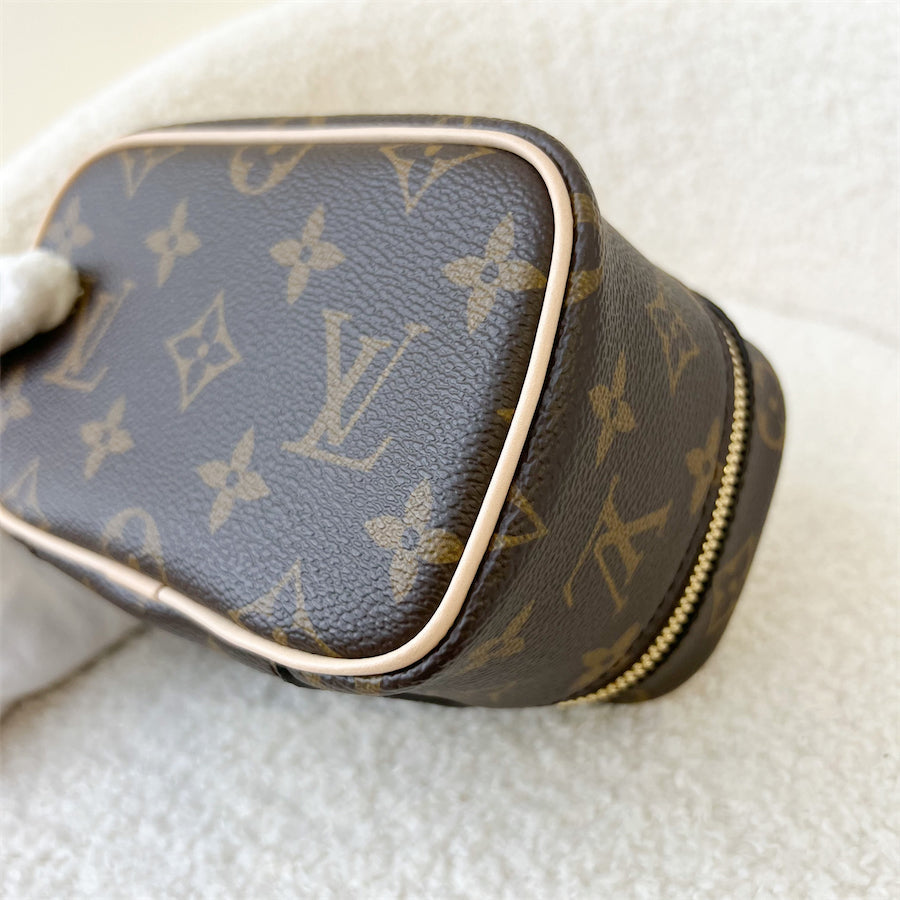 LV Nano Nice in Monogram GHW