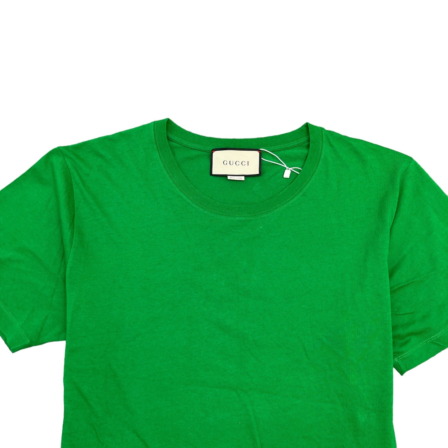 Men's Shoulder Logo T-Shirt Green Size M