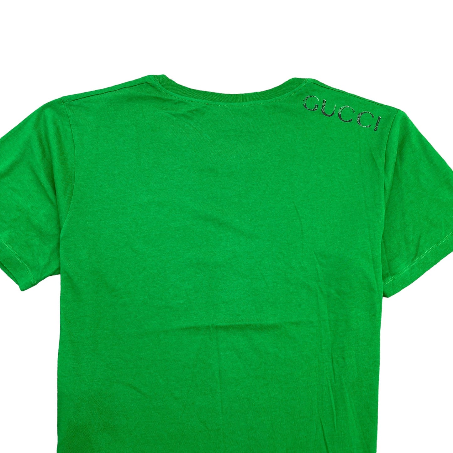 Men's Shoulder Logo T-Shirt Green Size M