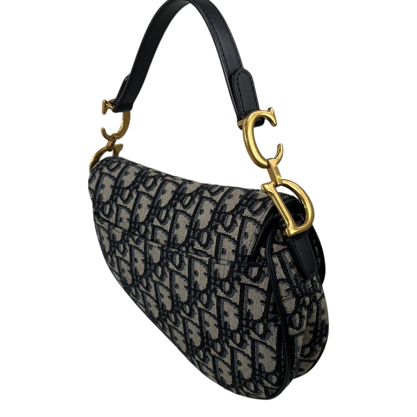 Women's Mini Saddle Oblique Bag Navy