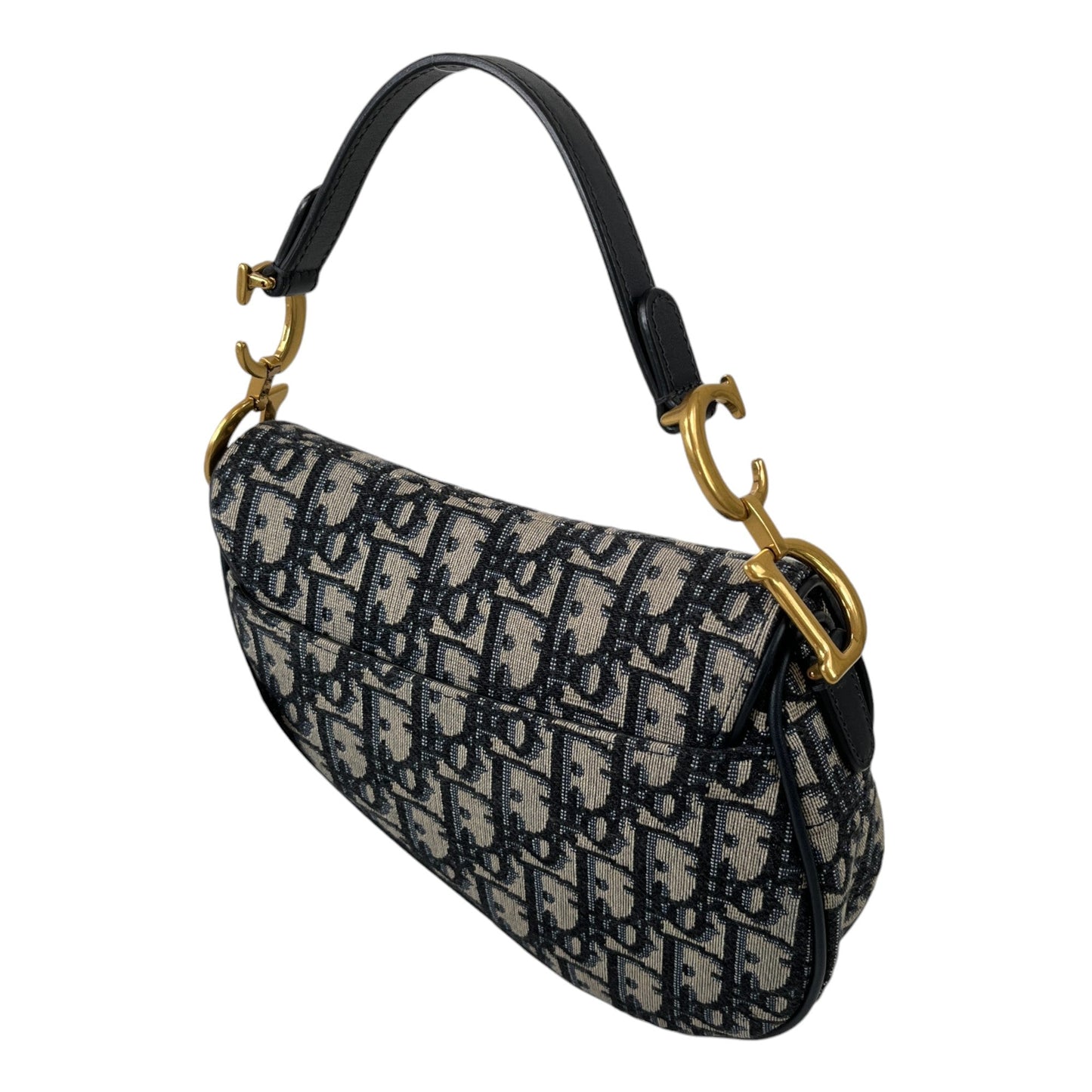 Women's Mini Saddle Oblique Bag Navy