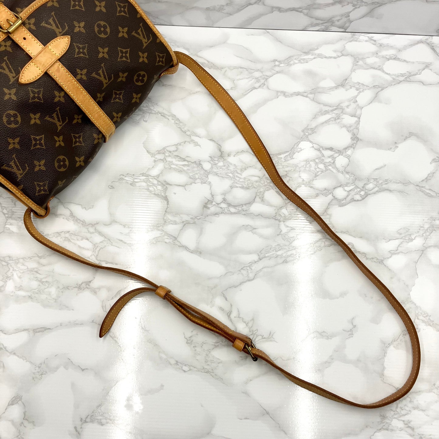 LOUIS VUITTON Monogram Saumur shoulder bag