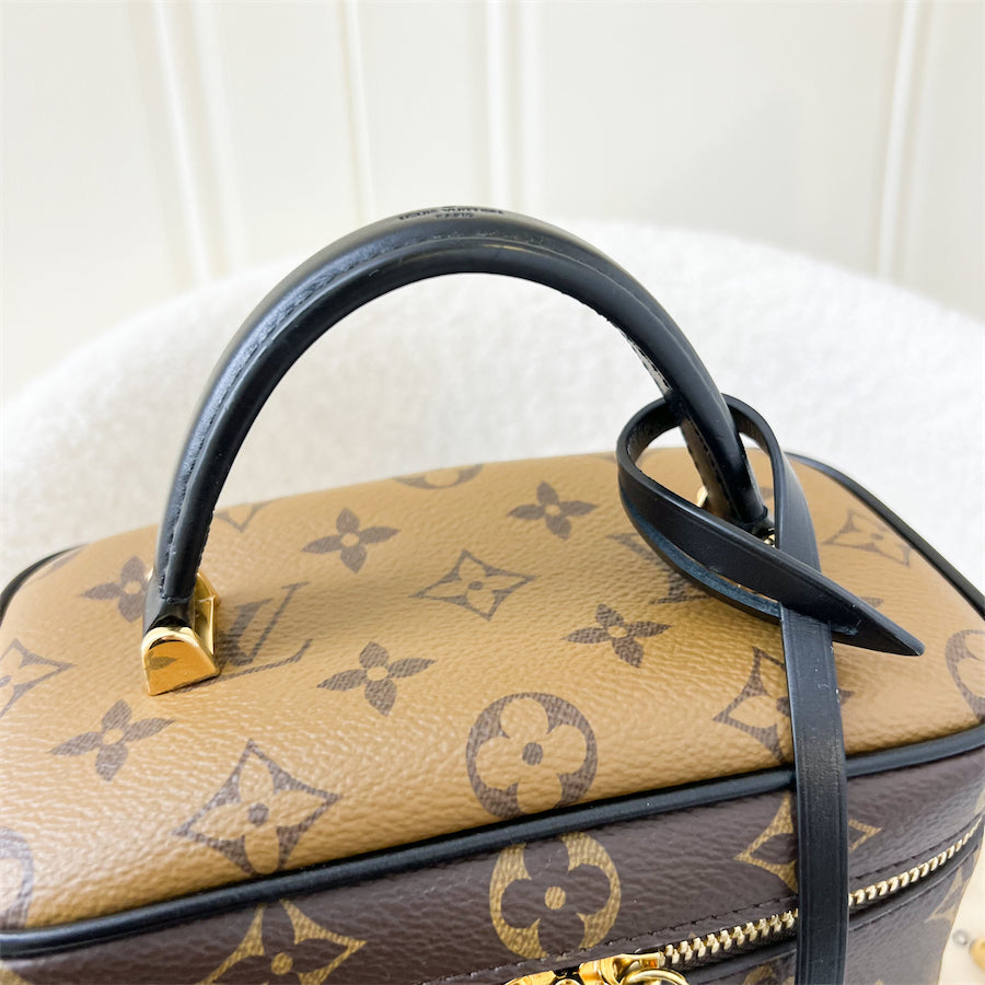 LV Vanity PM in Monogram Canvas and Black Trim