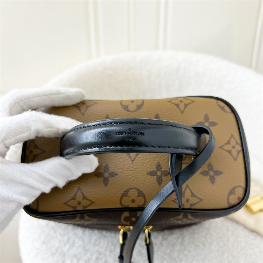 LV Vanity PM in Monogram Canvas and Black Trim