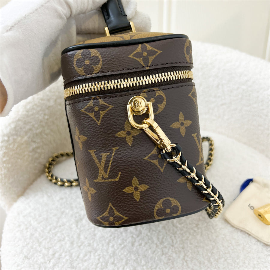 LV Vanity PM in Monogram Canvas and Black Trim